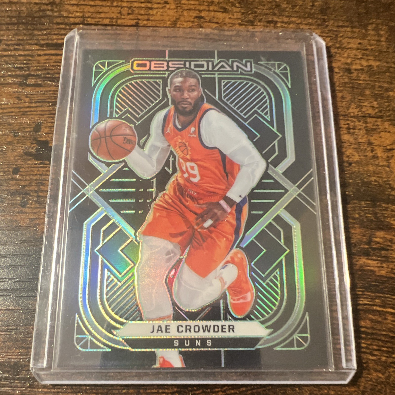 2020-21 Panini Obsidian - Jae Crowder #138 Electric Etch Green /25