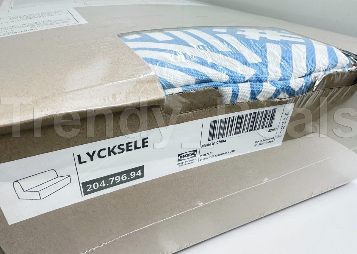 Ikea LYCKSELE Sleeper Sofa Cover, Tutstad Multicolor Geometric
