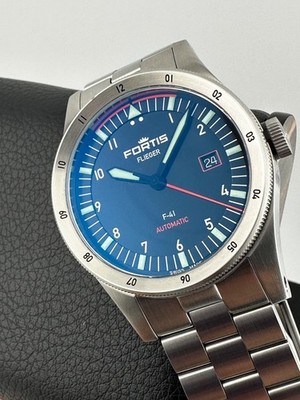 FORTIS F-41 Flieger Swiss Automatic 41mm Original Dial 200m As-New Condition