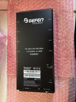 Gefen GTB-UHD600-18S-RT: 8-port, 4K Ultra-HD 600MHz HDMI splitter with HDR