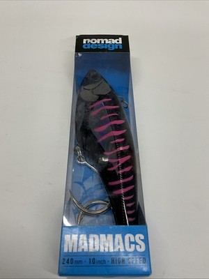 Nomad Madmacs 240 Trolling Bait - BLACK PINK MACKEREL (MADMACS240-BPM