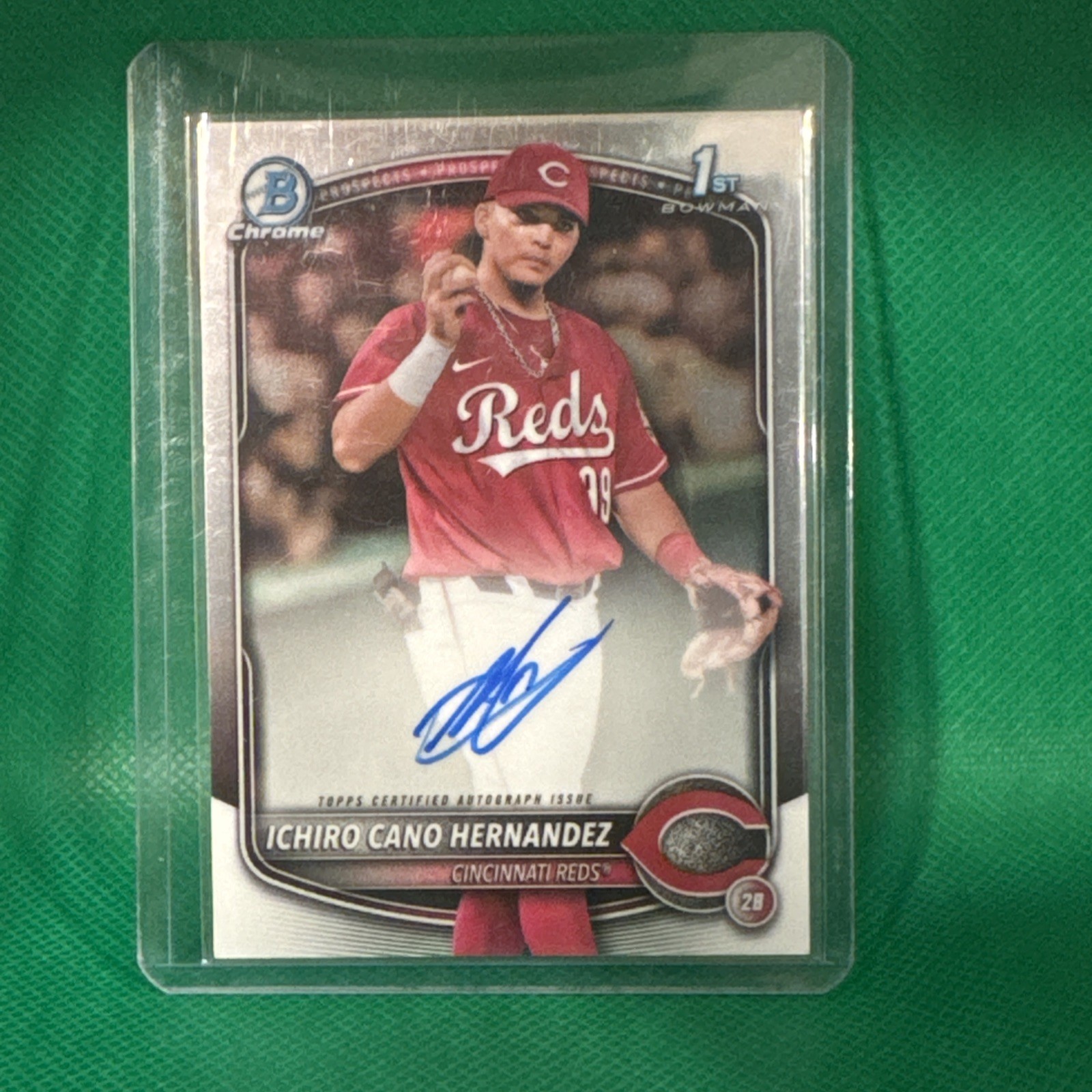 2025 Bowman Chrome ICHIRO CANO HERNANDEZ 1st Bowman On-Card Auto #CPA-IC Reds🔥