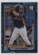 2024 Bowman Chrome Prospects Blue Reptilian Refractor 485/150 Miguel Palma 13dp