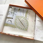 Hermes La Vie du Grand Nord Silk Carre 90 cm Scarf Boxed Near Mint France t46