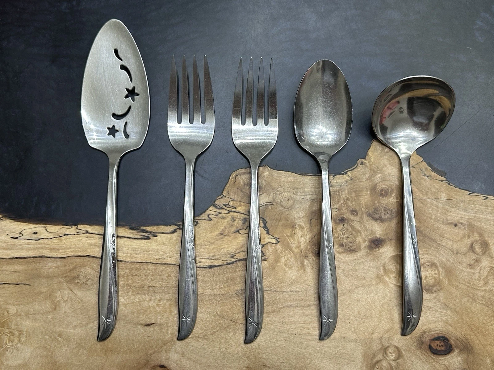 Oneida Twin Star Community Stainless Flatware Serving Utensils 5 Pieces
Opens in a new window or tab