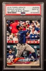 0950 Ronald Acuna Jr 2018 Topps Update US250 At Bat In Blue Jersey RC PSA 10
