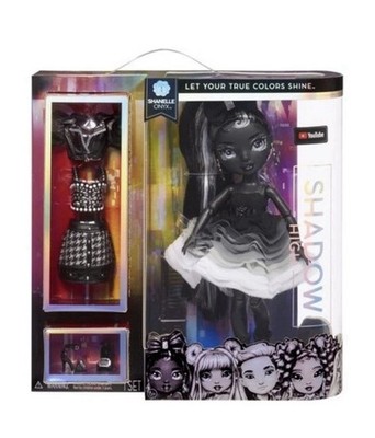 Shadow High Series 1 Shanelle Onyx- Grayscale Fashion Doll. 2 Black Designer