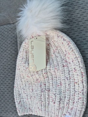 Layer 8 Teddy Fleece Pom Beanie