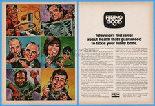 1974 PBS Feeling Good TV Series Johnny Cash Helen Reddy BB King Howard Cosell Ad