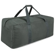 Extra Large Travel Duffle Bag Gear Bag for Men and Women, 160L Dark Gray