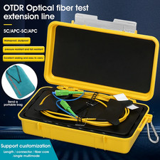 2KM OTDR Launch Cable Box SM Optical Fiber Test Extension Line Dead Zone Elimina