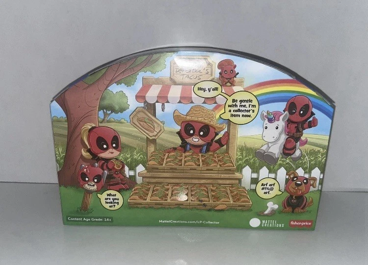 Mattel Creations Deadpool Little People Collection New In Box Limited Edition - Image 3 of 4