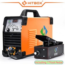200A Aluminum Tig Welder AC/DC Pulse HF MMA Tig Welding Machine 220V Foot Pedal