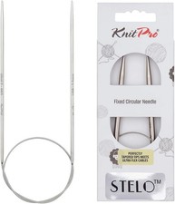 KnitPro Stelo Fixed Circular Knitting Needles 16" 40cm Size 0 - 15