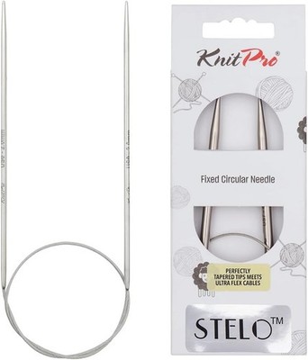 KnitPro Stelo Fixed Circular Knitting Needles 16'' (40cm) Size 0 - 15
