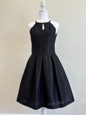 Alfred Sung Black cocktail Dress With Pockets Size 6