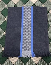 Gucci GG Jacquard Wool/Silk Blend Scraf
