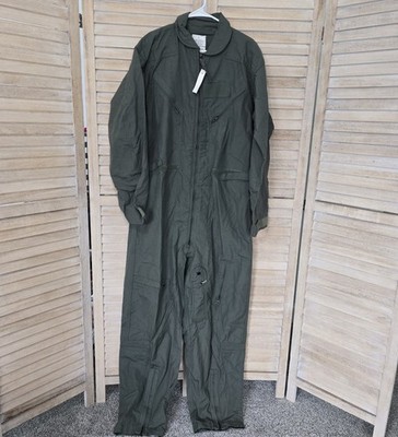Carter Industries Men s 44L CWU-27/P Flight Suit Nomex Coveralls Sage Green NWT