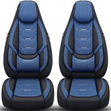 Schonbezüge Sitzbezüge für Peugeot 206 206+ Bj 1998-12 in Schwarz/Blau H6