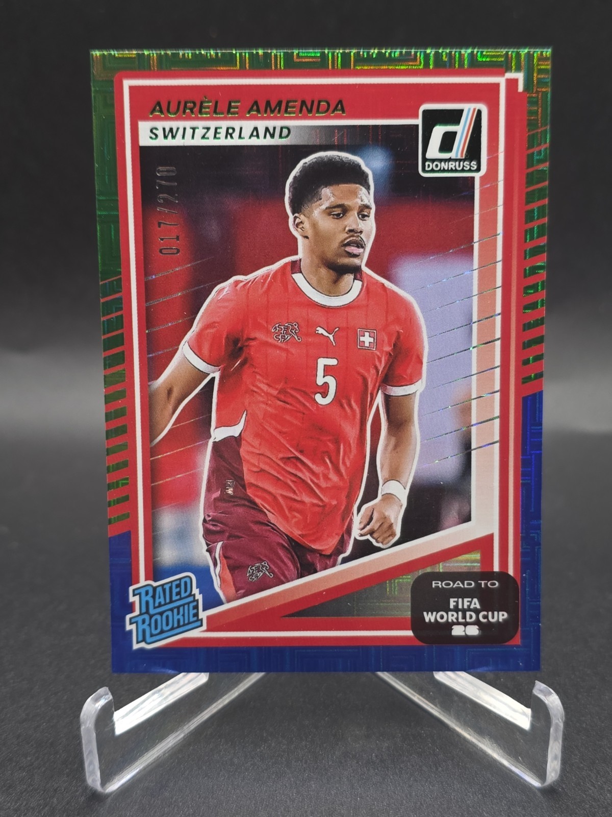 Donruss Road to FIFA World Cup Aurèle Amenda Switzerland #248 Rookie /210