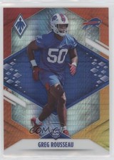 2021 Panini Phoenix Rookie Fire Burst Greg Rousseau #155 1n5