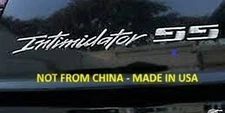 Intimidator SS Emblems, domed dimensional set of 3 CHEVY truck, SILVERADO 17.5in