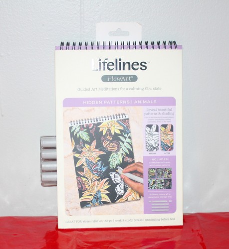 Lifelines FlowArt Hidden Patterns Animals-Guided Art Meditations-BRAND NEW !