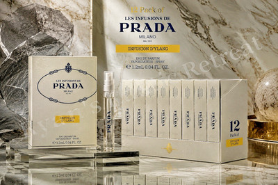 Prada Infusion d'Ylang EDP Sample Lot 12 Carded Sprays Factory Sealed