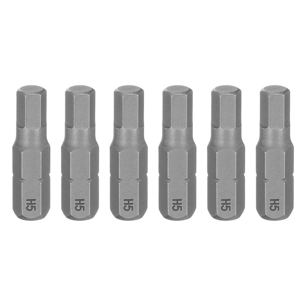 "6 StüCk H5 Sechskant-Schraubendreher-Bit 1/4\" 25Mm S2 Stahl"-image