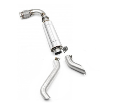 Auspuffrohr Downpipe für Can Am Maverick X3 mit Schalldämpfer und Endrohren