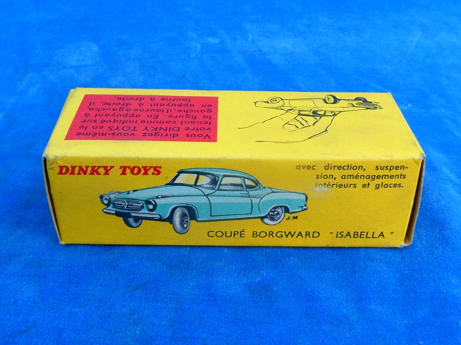 A4 1:43 ATLAS DINKY TOYS 549 BORGWARD ISABELLA COUPE GREY MIB SEALED