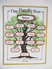 Our Family Tree- 2012 Counted Cross Stitch Kit - Dimensions 70-73809