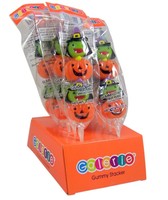 Halloween Witch And Pumpkin Gummy Stacker Candy Sucker, 1.7 Oz, Pack Of 12 Halloween Witch And Pumpkin Gummy Stacker Candy Sucker, 1.7 Oz, Pack Of 12