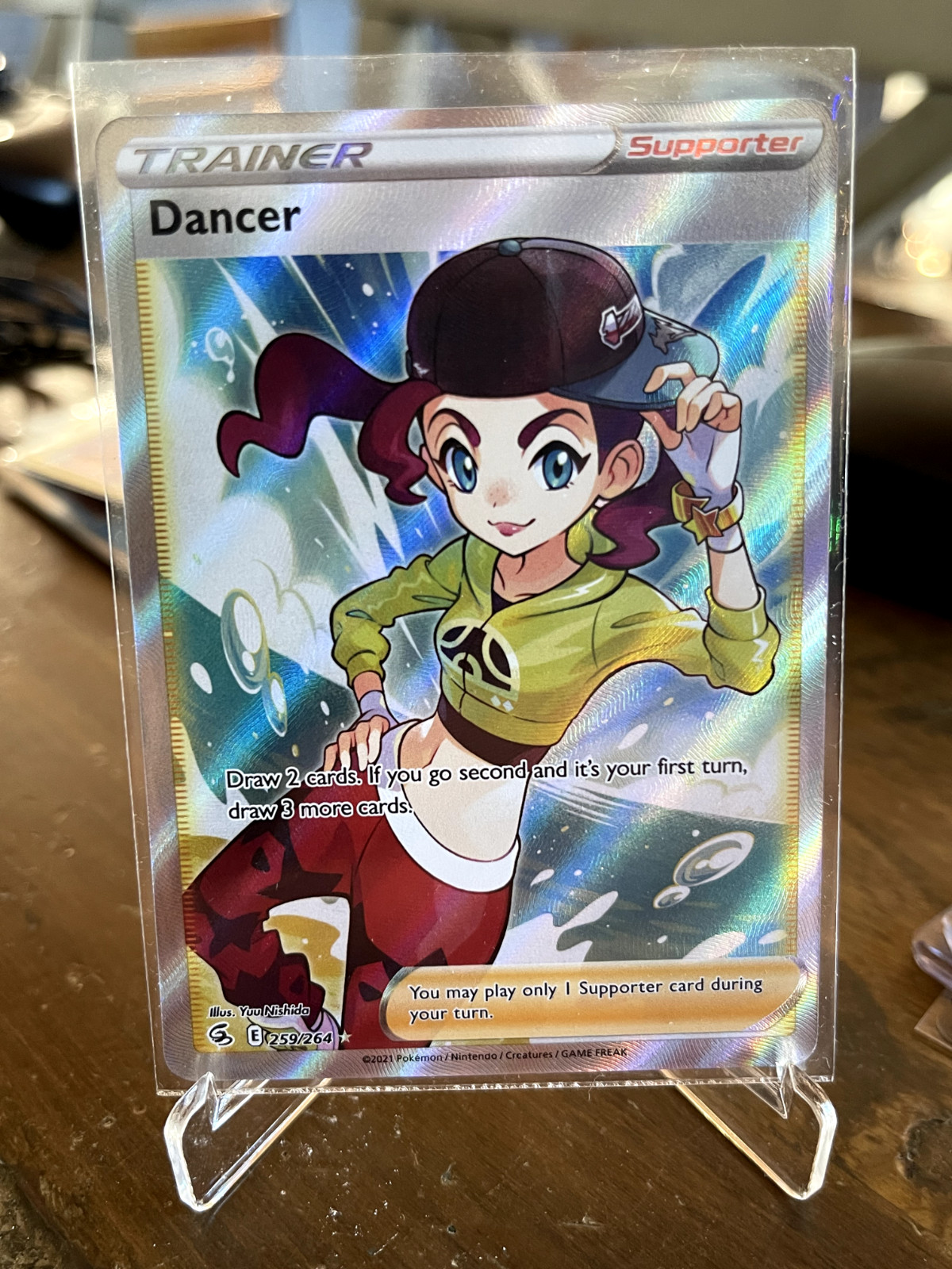 Dancer (Full Art) 259/264 Swsh08: Fusion Strike Holo - NM/MINT!!