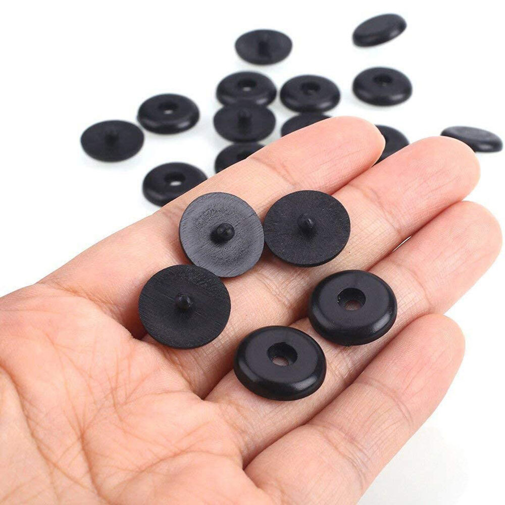 18 Pair Car Seat Belt Stopper Spacing Limit Buckle Clip Retainer Stop Button US