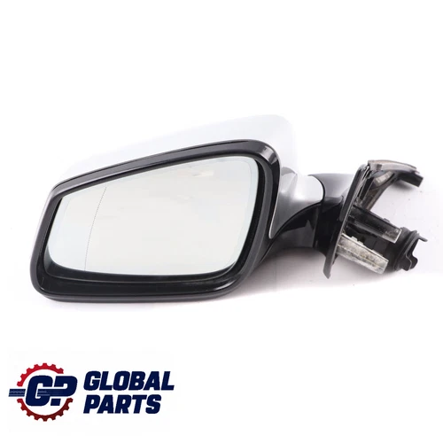 BMW F01 Wing Mirror Left N/S Heated Auto Dip Titansilber Metallic 354 7282163
