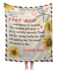 NEW Blanket for Mom Gifts from Daughter Son Birthday Mother's Day Gift 60  x 50  