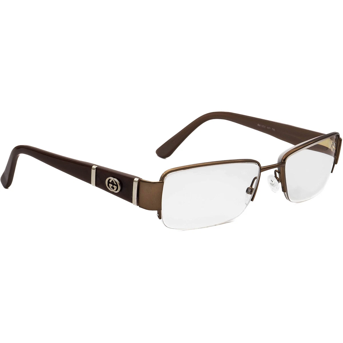 Gucci half store rim eyeglasses