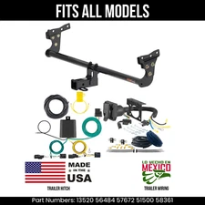 For 22-24 Hyundai Ioniq 5 Trailer Hitch + 7 Pin Wiring Fits All Models Curt Tow