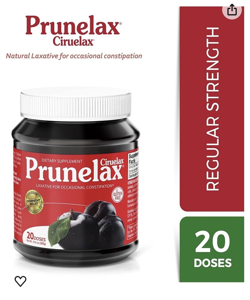 Prunelax Ciruelax Laxative Jam Vegan & Gluten for Occasi Constipation