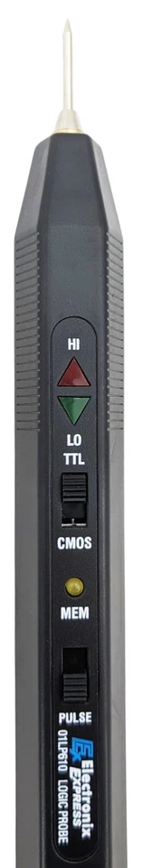 Sonda lógica alimentada por circuito con pitido de audio, TTL, LSI, CMOS, 20mhz frecuencia máxima. Foto 2 de 4