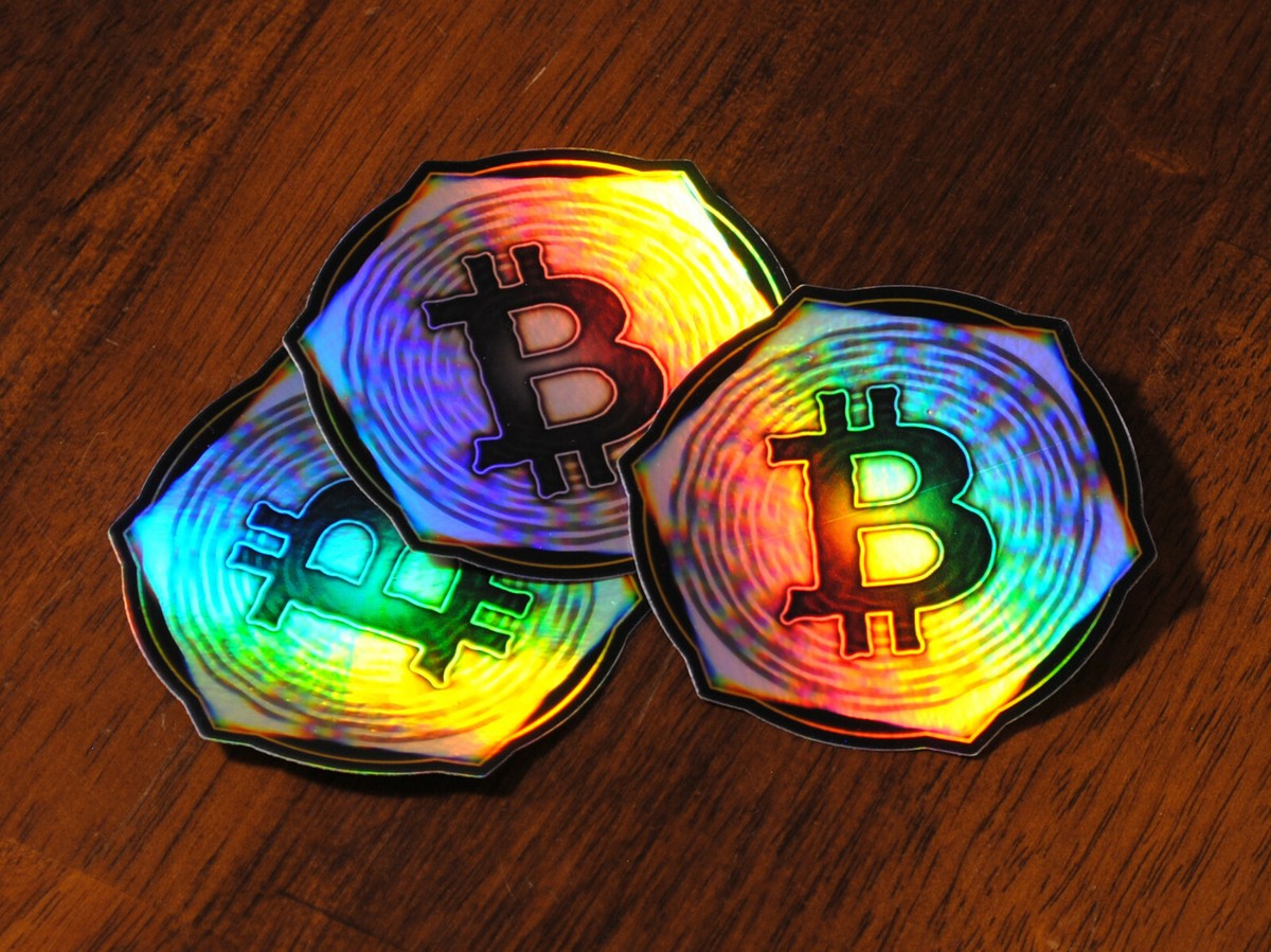 Bitcoin ₿ Crypto Holographic Sticker - 3