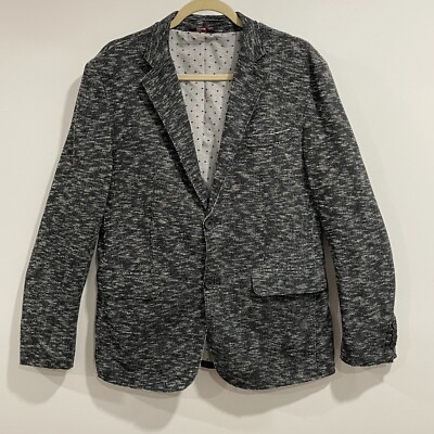 Gianni Lupo Blazer Jacket Womens Large Polyester Blend Single-Breasted Casual