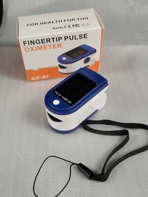 Fingertip Pulse Oximeter LK87 With Strap - 8 Seconds Measuring NEW