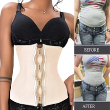 Latex Waist Trainer Corset Underbust Sport Cincher Women Hourglass Shaper Girdle