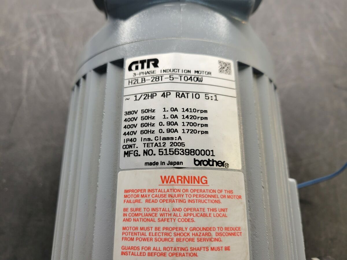 Nissei GTR H2LB-28L-10-T040W Geared Motor. | eBay Nissei GTR H2LB-28L-10-T040W Geared Motor. | eBay