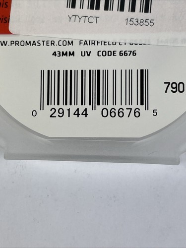 Promaster #6676 Professional HGX Prime 43mm UV Filter w/Repellamax II New In Box - Picture 4 of 4