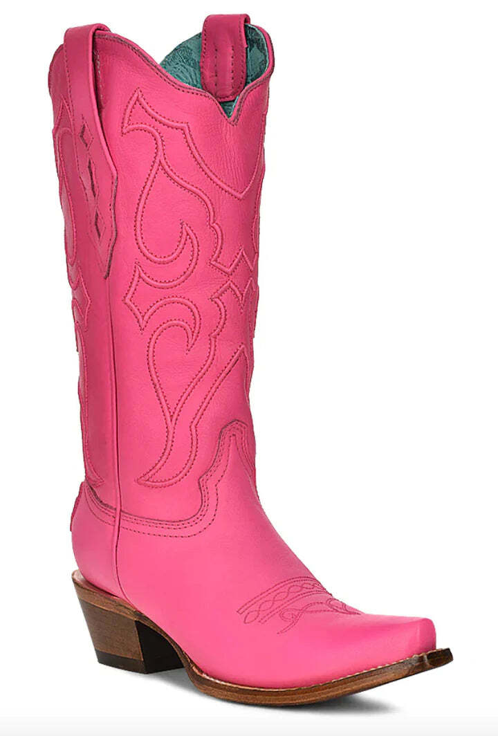 Corral Ladies Fuchsia Embroidery Cowboy Boots Z5138 | eBay