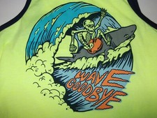 Boys Old Navy Surf shark Wave Goodbye shirt