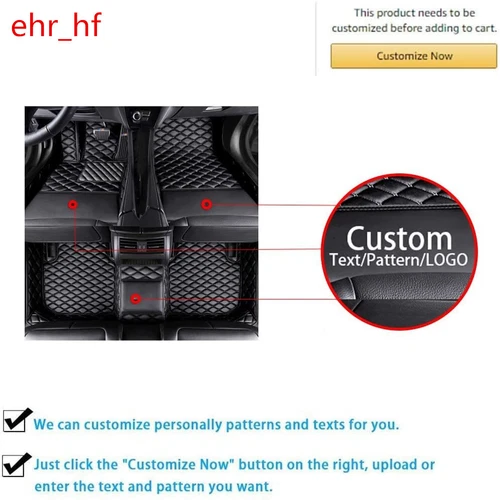 For Hyundai Elantra Luxury Custom Car Floor Mats Auto Carpets Liner Waterproof - Imagen 5 de 42
